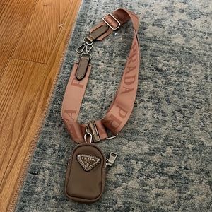 Faux Prada Strap with Coin Purse